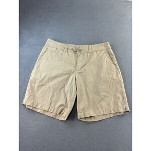 Nike Athletic Dept Chino Shorts women’s Size‎ 6 Khaki Tan Golf Inseam 6  Preppy